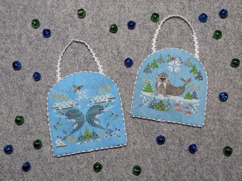 Flosstube Extra - Arched Ornament Cross Stitch Tutorial