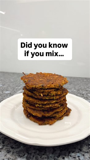 Gulnara I Plant Based Nutritionist on Instagram: "These carrots & zucchini turn into something unexpectedly delicious… Comforting, savory, and made entirely with whole foods. Ingredients & measurements: • 1 medium zucchini, grated • 2 medium carrots, grated • 1 small onion, julienned • ½ cup water • 1 cup whole-grain flour • 2 tbsp cornstarch • ½ tsp baking powder • 1 tsp ground turmeric • ½ tsp ground black pepper • 1 tsp salt Mix into a smooth batter and cook for about 3 minutes on each side u