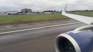 128K views · 1.5K reactions | Take off Heathrow Airport during Storm...