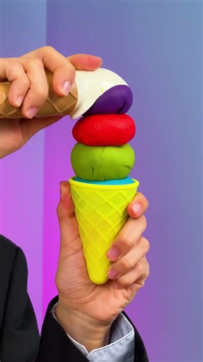 🌈 Colorful Ice Cream Fun! 🍦 Let's Make Yummy Treats Together! 🎉