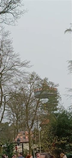 This Flying Temple Rises Into the Sky 😮 #efteling #pagode #offride #themepark #fairytales