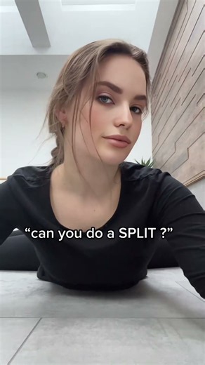 AH! that question #rhythmicgymnastics #splits #dancersoftiktok #flexiblegirl #gymnasticstikt