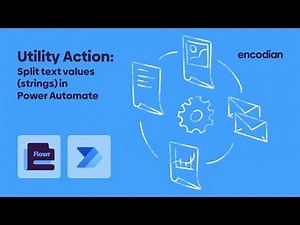 Split text values (strings) in Power Automate