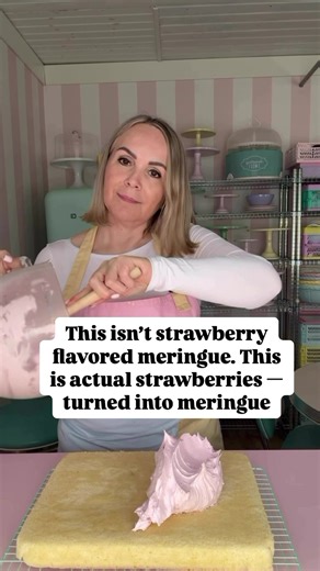 Intense Strawberry Meringue Recipe for Cake Lovers