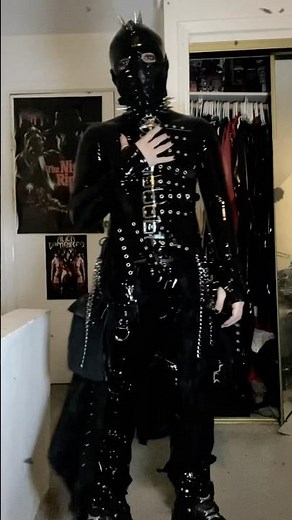 fetasia Latex Buckle Straight Jacket #goth #gothic #latex