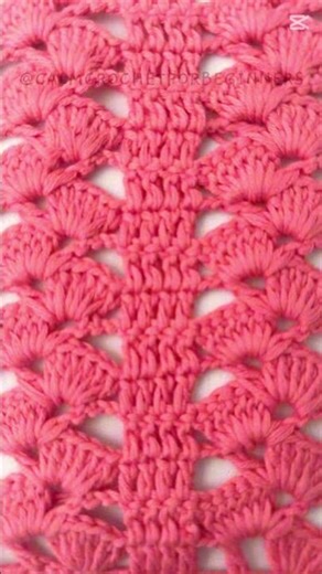 Shell Lace Crochet Pattern | Easy & Elegant Stitch #crochetshell