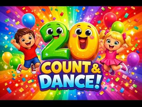 Count to 20 Dance Party! 🎉 | Fun Counting Song for Kids | Move & Learn