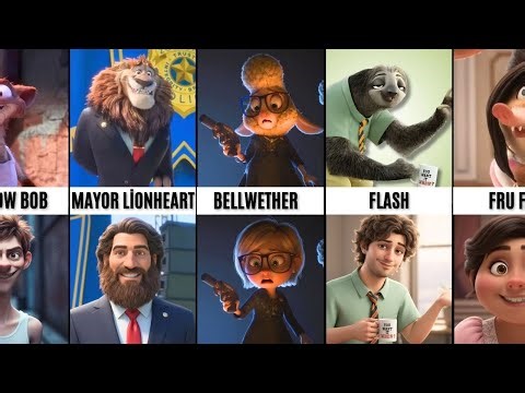 Zootopia Characters as Humans