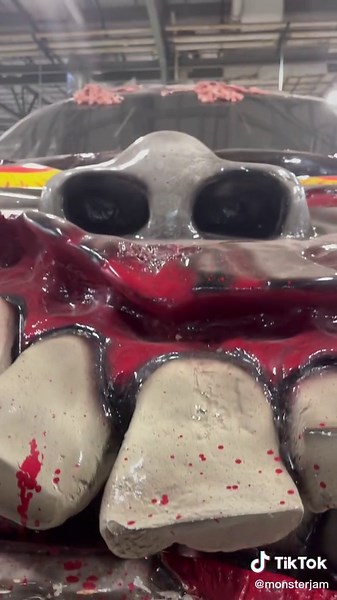 Monster Jam: Zombie Monster Truck with a Spooky Smile