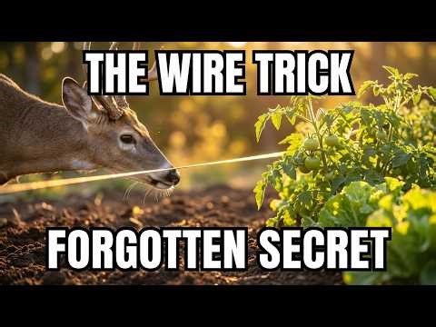 One Forgotten Fence Wire Trick Stops ALL Deer Damage — No Chemicals, No Cost