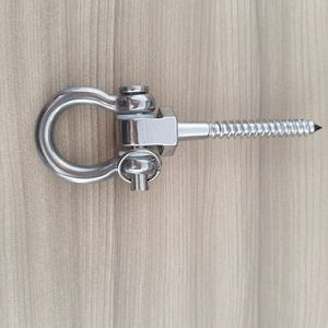 [Hot Item] Eye Bolt Long Lifting Ring Threaded/Threaded Eyebolts 304 Stainless Steel Lifting Shoulder Eye Bolts for Indoor Outdoor