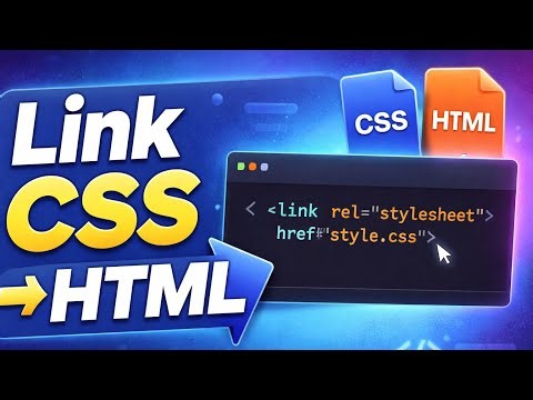 How to Link External CSS in HTML | HTML & CSS Beginner Tutorial