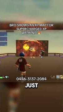 BRO SHOWS AN XP MAP FOR SUPERCHARGED XP WEEKEND 🔥fortnite, fortnite xp glitch, fortnite xp map