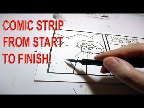 How to Draw a Comic Strip (Start to Finish)