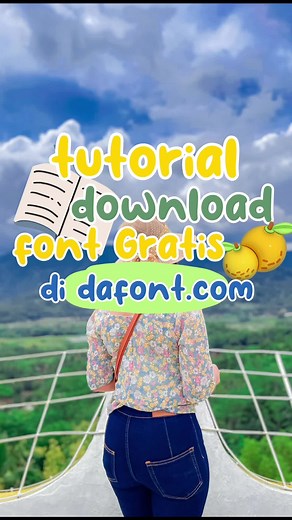 Tutorial Download Font Gratis di Dafont.com