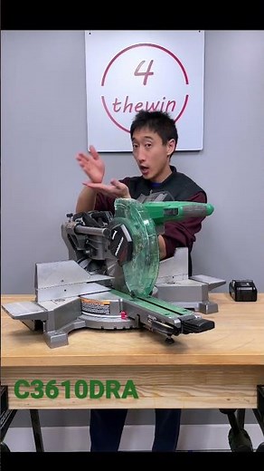 Fast as Possible - Metabo HPT Multivolt 36v dual bevel sliding 10 inch miter saw C3610DRA