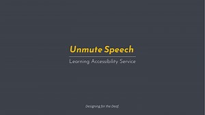 Designing for the Deaf. - Amogh Inamdar