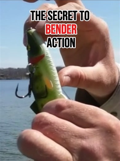 The bend changes the action. Tune the BENDER and the rolling flash comes alive. 🎣 BenderLures.com #fishtok #fishinglures #bassfishing #pikefishing #walleye #fishinggear #fishingtiktok #benderlures
