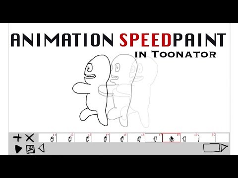 How to draw Animation in Toonator aka Multator - #speedPaint / Как нарисовать мульт в Мультаторе