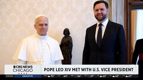 JD Vance met with Pope Leo XIV at the Vatican