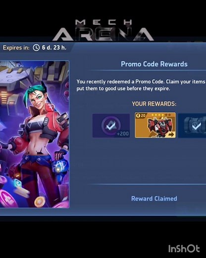 mech free promo code mech arena