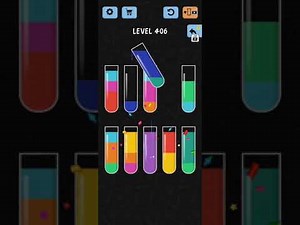 Water Color Sort Level 401 402 403 404 405 406 407 408 409 410 WalkThrough Solution Gameplay