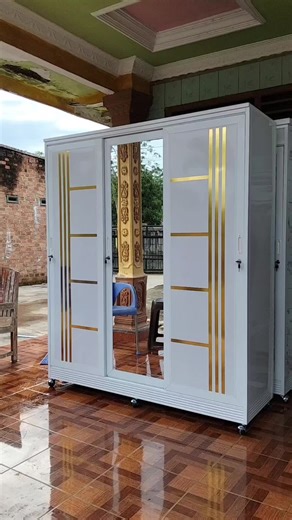 Lemari Sliding Aluminium Kombinasi ACP Berkualitas