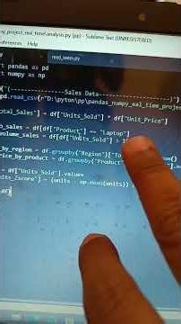 Pandas & Numpy mini project #pandas #numpy #pythonprogramming