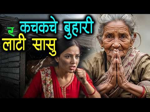 कचकचे बुहारी र लाटी सासु [SASU RA BUHARI] Lok Katha Nepali / Folk Tales Nepali / Nepali Katha
