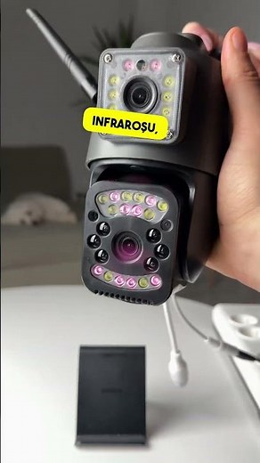 360° Video Surveillance Camera, Dual, Wi-Fi, 2K, 4MP, Outdoor/Indoor