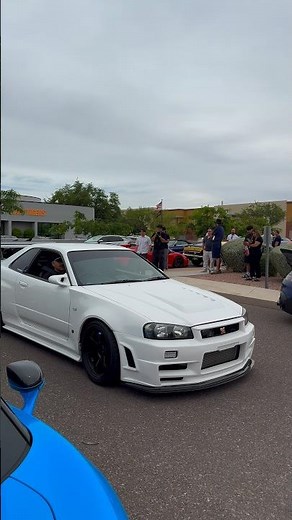 Nissan Skyline R34 GTR V-Spec 😮‍💨 #jdm #nissanskyline #r34