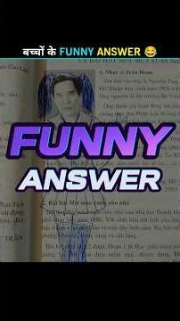Student Funny Answer Part 27 😂 | Funny Answer in Exam Paper | Funny Question & Answer #shorts