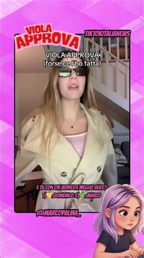 VIOLA SILVI WOULD APPROVE THE COUPLE ALICE MORDENTI AND MARCO PALMA #tiktok #webboh #greenscreen