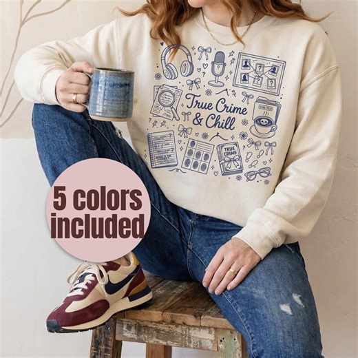 True Crime Doodle Collage PNG Bundle, Crime Junkie Clipart (digital Download) - Etsy