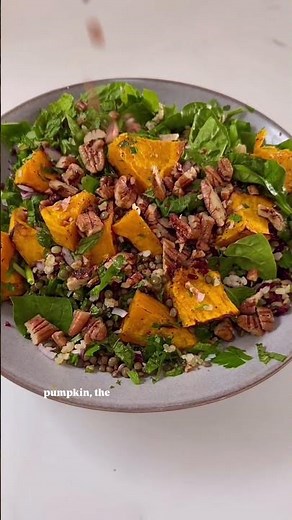 ROASTED PUMPKIN, GRAIN & FETA SALAD