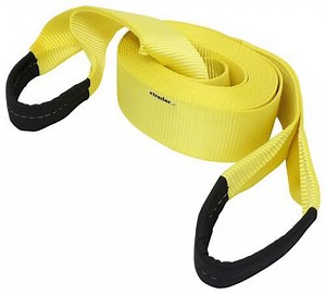 SmartStraps Heavy-Duty Recovery Strap w/ Reinforced Loop Ends - 4" x 30' - 10,000 lbs SmartStraps To