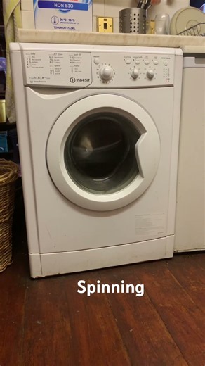 Washing machine spin cycle sounds