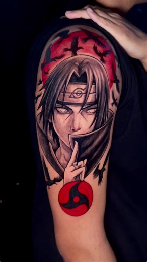 Itachi Tattoo Art by Marycruz at Divine Energy Studio