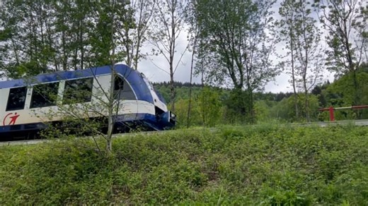 Train, Railroad, Bavaria. Free Stock Video