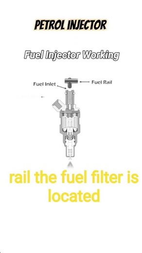 Petrol injector description inside parts