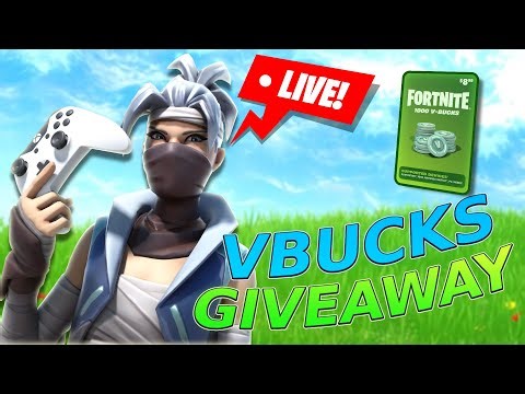 VBUCKS GIVEAWAY LIVE 🔴