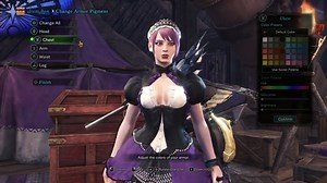 KAWAII MAID OUTFIT and HOW TO USE TRANSMOG - Monster Hunter World Mods