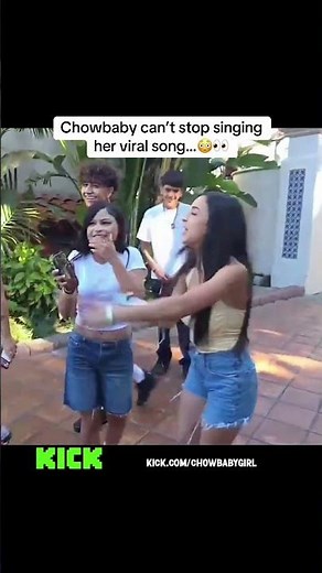 Chowbaby can’t stop singing her viral song…😳👀#fyp #chowbaby #yera