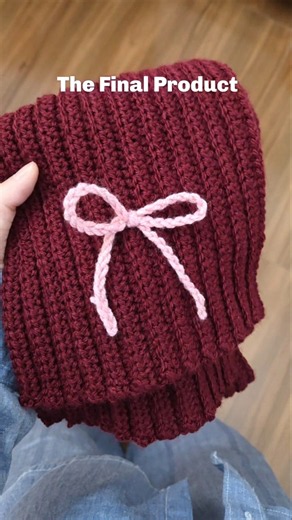 Crochet Scarf with me 🎀