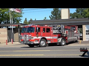 Portland Fire & Rescue - Truck 7 & AMR Responding