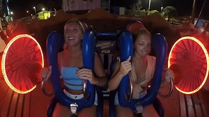 Alyssa & Sara | Slingshot & Vomatron at Indy Speedway