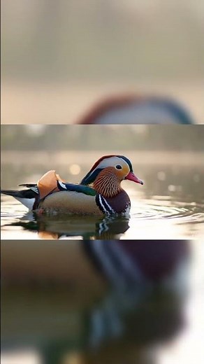 Most Beautiful Bird Ever? 😍 (Mandarin Duck 4K) #duck #exotic