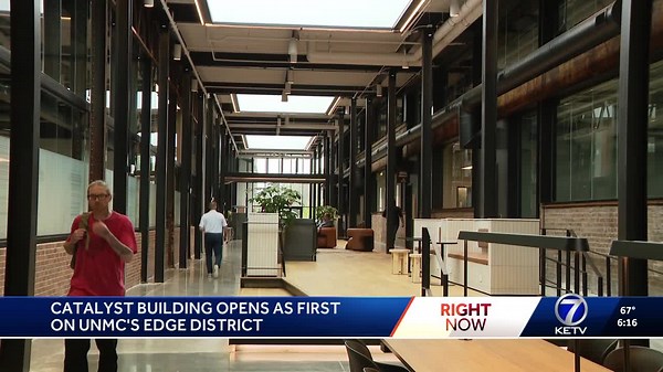 Catalyst building opens first on UNMC's Edge District