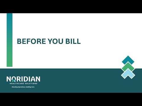 Before You Bill