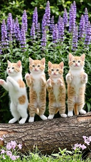 Baby Shark Kitten Dance 😼 | Viral AI Cat Dance #Shorts #BabyShark